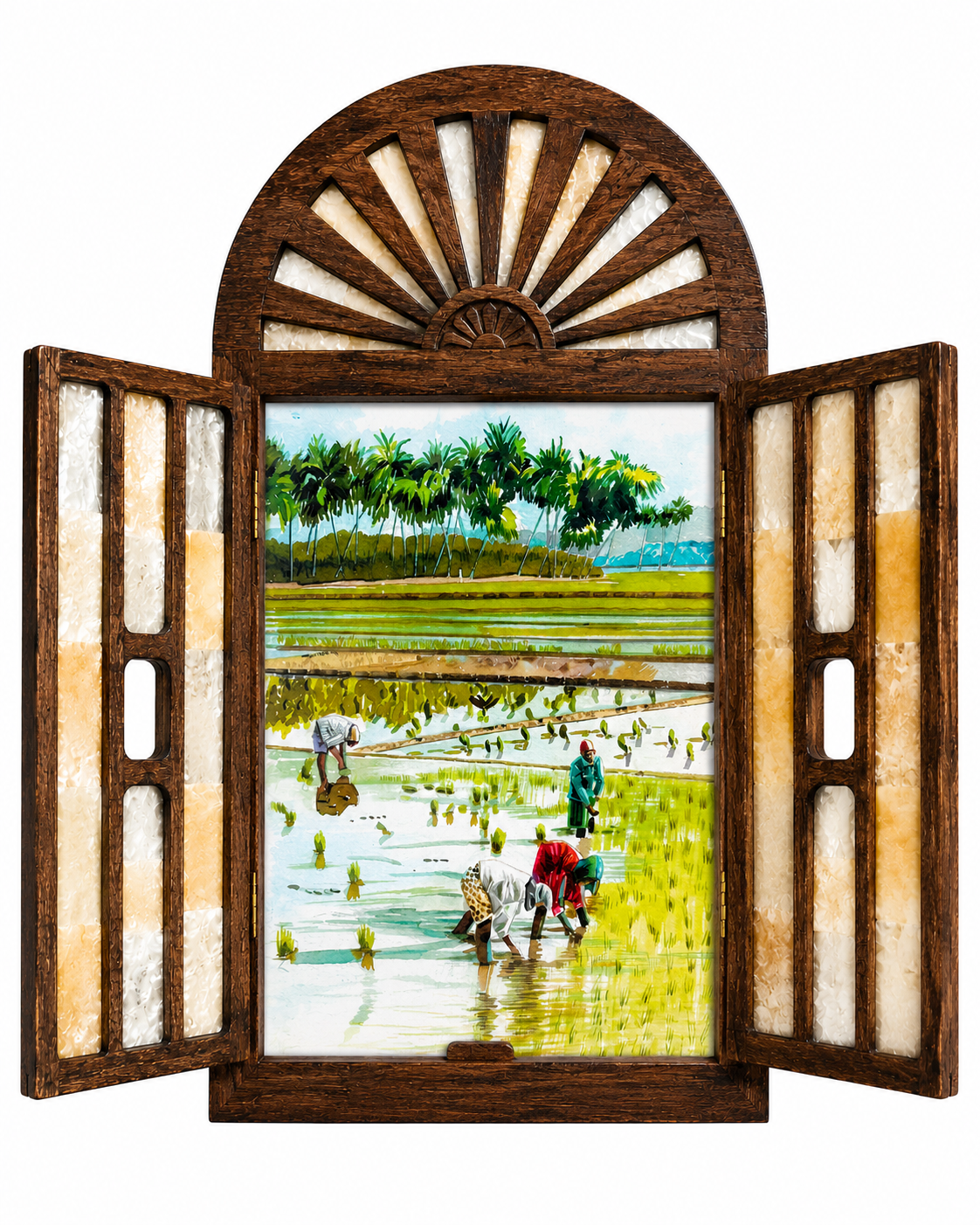 Handcrafted Openable Goan Windows (Flower)