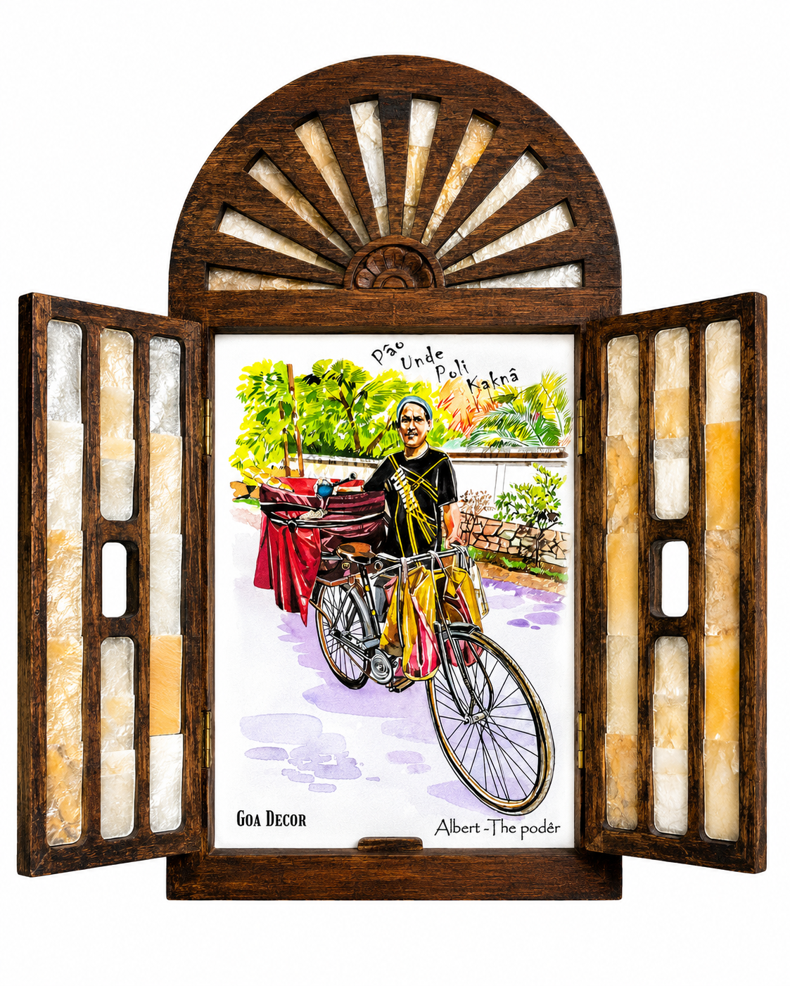 Handcrafted Openable Goan Windows (Flower)