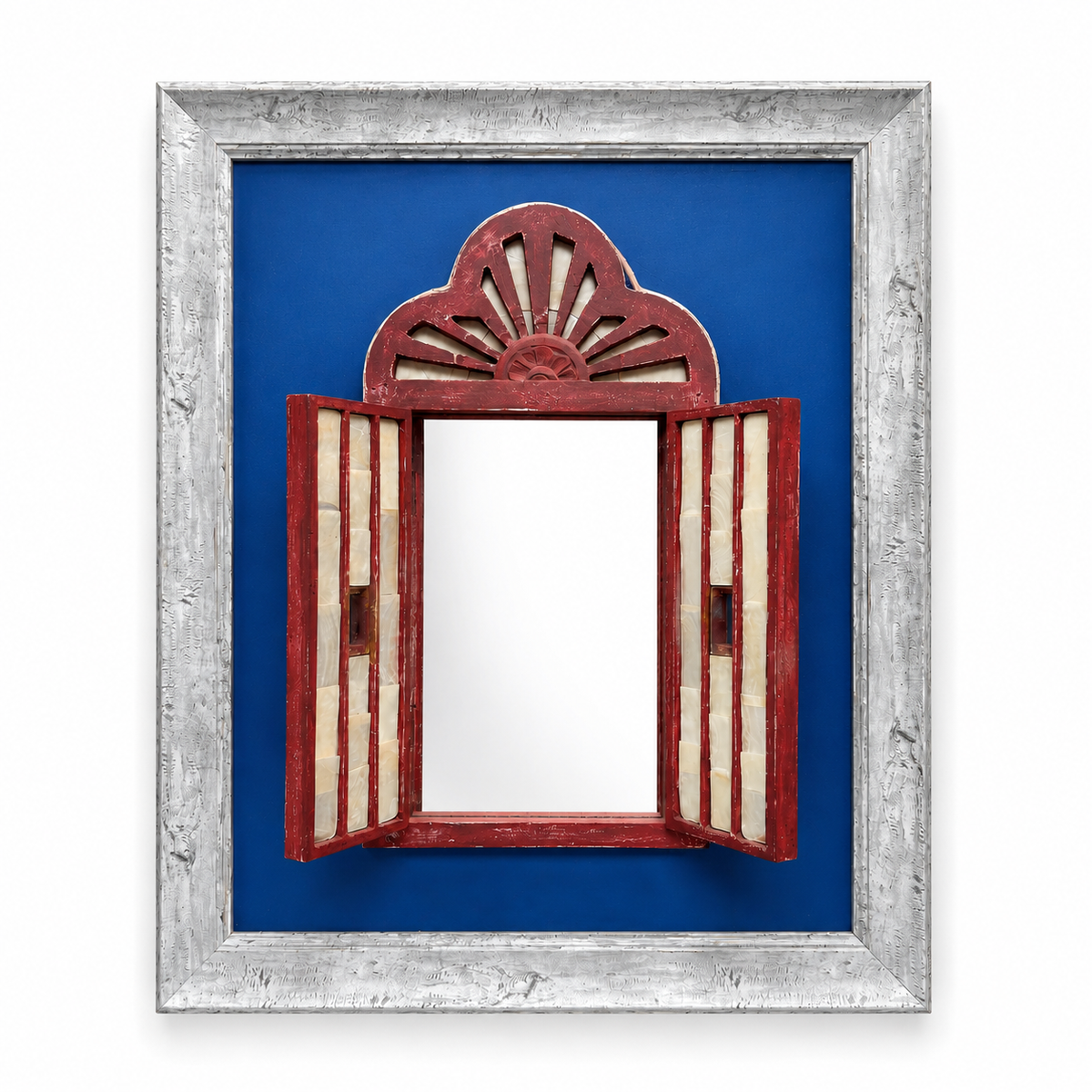 Framed Goan Window with mirror